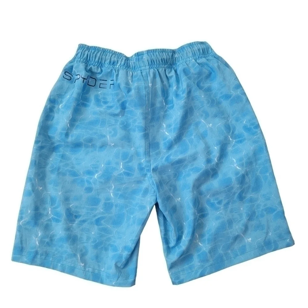 🛑 2 / $40 Sale! SPYDER 3 Piece Surf Sand Sun Swim Set  Blue- Size (10/12) M NWT